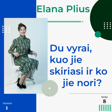 Elana Plius: Du vyrai, kuo jie ypatingi ir ko jie nori?