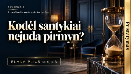 Elana Plius: Kodėl santykiai sustojo ir niekur nejuda?